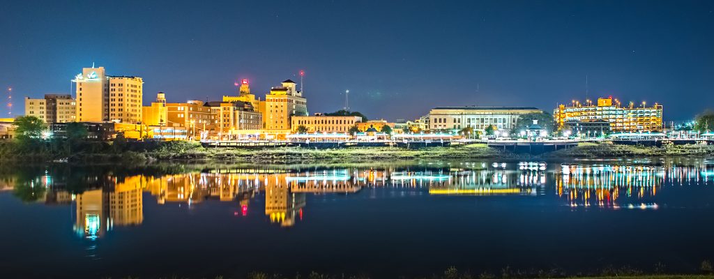 Neighborhoods of New Orleans, new orleans skyline, city, river