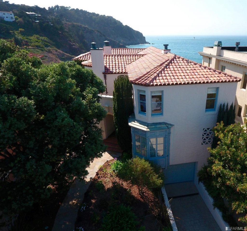 Most beautiful Neighborhoods in America, sea cliff, san francisco, california, beach house, villa, spanish style house