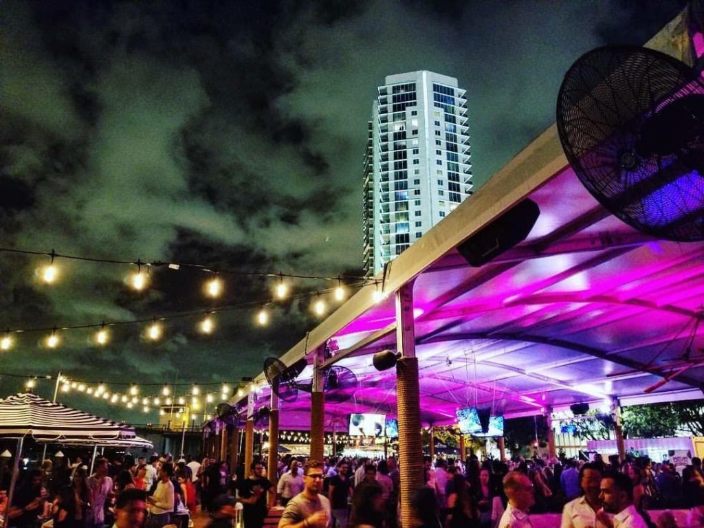 Noisiest neighborhoods in Miami, Miami pier, Overtown, downtown Miami, nightlife